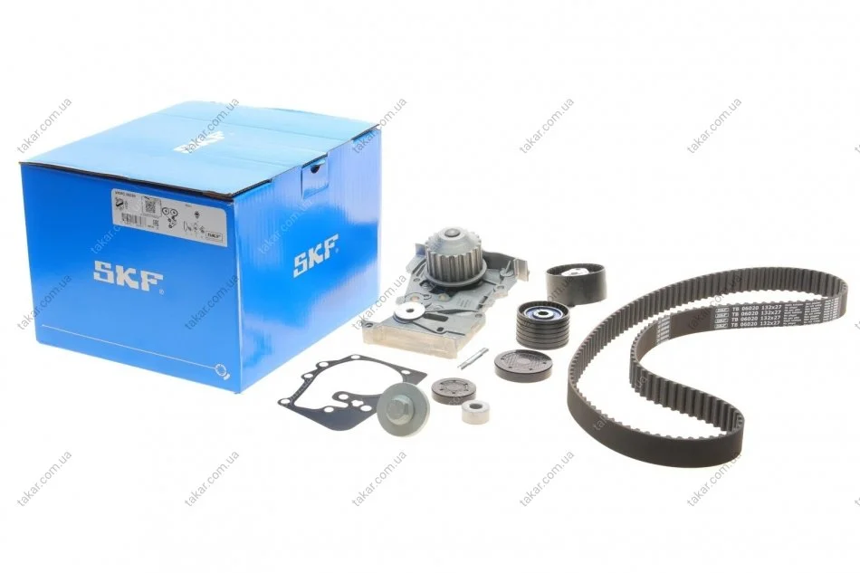 Комплект (ремінь+ролик+помпа) SKF VKMC 06020 (фото 1)