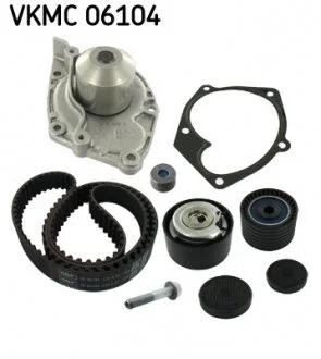 Ремінь зубчастий+водяний насос SKF VKMC06104
