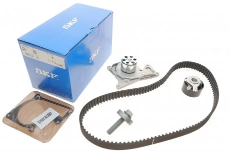 Ремень ГРМ, комплект с водяным насосом SKF VKMC 06136