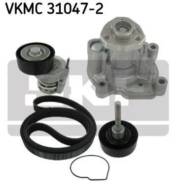 Роликовый модуль натяжителя ремня (ролик, ремень, насос) SKF VKMC 31047-2 (фото 1)