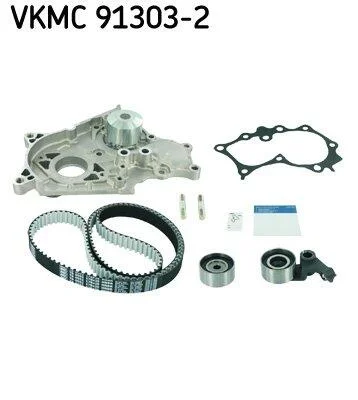 Комплект зубчастого ременя із водяним насосом (Вир-во) SKF VKMC 91303-2 (фото 1)