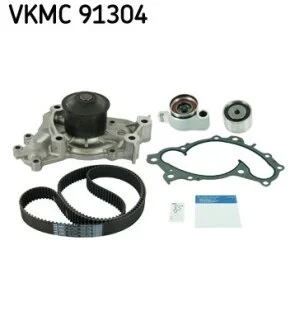 Комплект зубчастого ременя із водяним насосом (Вир-во) SKF VKMC 91304