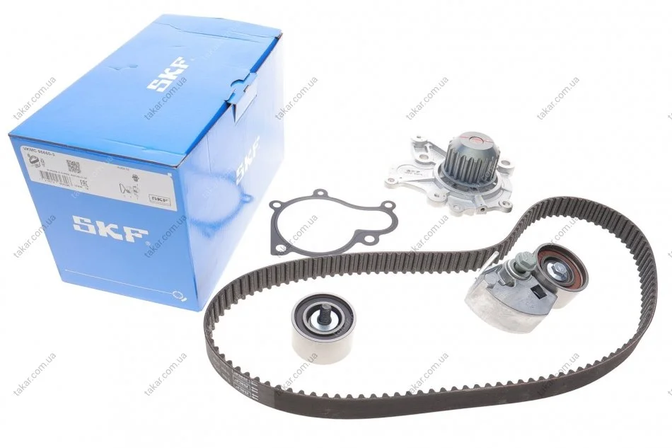 Комплект (ремень+ролик+насос) SKF VKMC 95660-3 (фото 1)