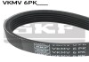 Доріжковий ремінь SKF VKMV 6PK1026 (фото 1)