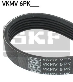 Полікліновий ремінь 6 ребер SKF VKMV 6PK1670