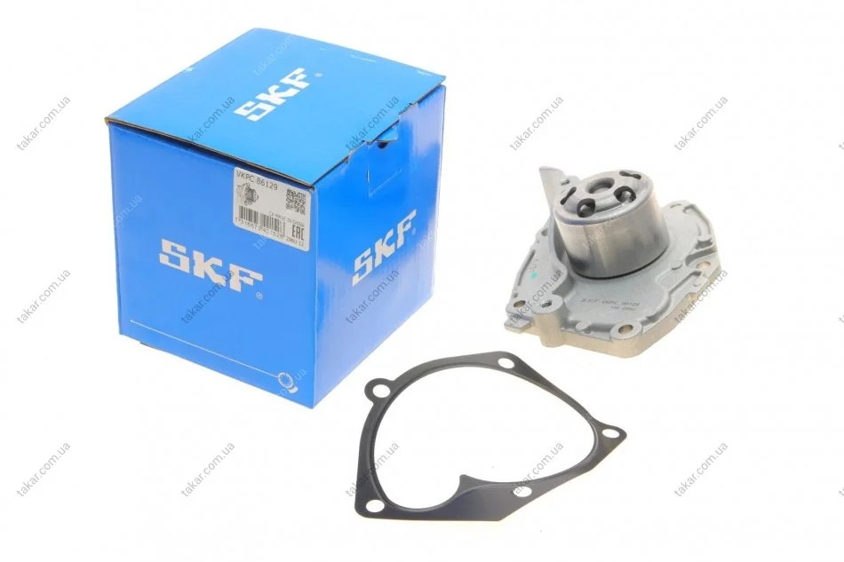 Водяний насос RENAULT MEGANE II (BM0/1, CM0/1) 1.9 dCi 2002 - 2008 (Вир-во) SKF VKPC 86129 (фото 1)
