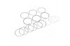 Кольца поршневые компл. на 3 поршня DAEWOO 68,50 1,2 x 1,5 x 2,8 mm (выр-во SM) SM MVI 791401-00-3 (фото 3)
