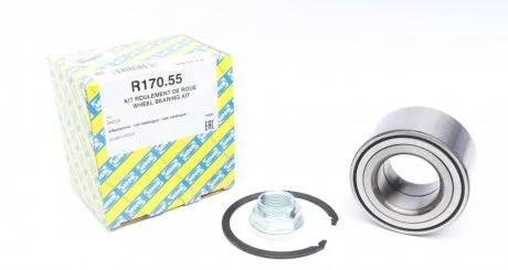 Подшипник ступицы колеса Передняя ось, двухсторонняя сторона SNR NTN R170.55