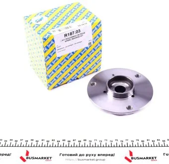 Подшипник ступицы колеса Передняя ось, двухсторонняя сторона SNR NTN R187.03