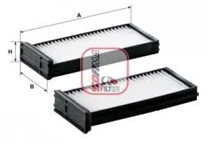 Фільтр салону стандартний SOFIMA S3338C