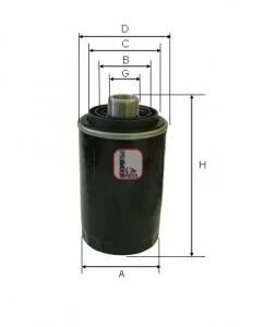 Масляний фільтр гвинт накручуваний SOFIMA S3493R