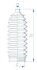 Пыльник рулевой рейки SUBARU Impreza 07-11, Legacy 03-09, Impreza 00-07, Outback 03-09 SPIDAN 0.084247 (фото 3)