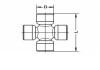 Крестовина SPIDAN U 325 (фото 2)