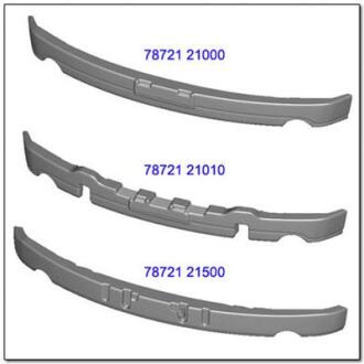 Абсорбер переднего бампера SSANGYONG 7872121010