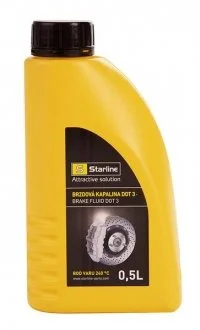 Тормозная жидкость DOT3 0,5л. STARLINE ACST026