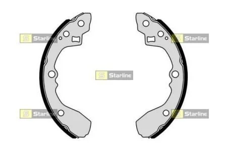 Тормозные колодки барабанные STARLINE BC 01054