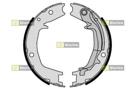 Тормозные колодки задние барабанные STARLINE BC 01062