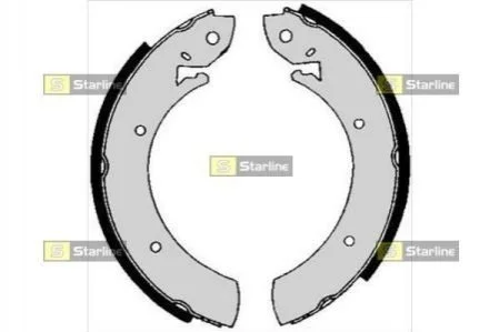 Тормозные колодки задние барабанные STARLINE BC 01150 (фото 1)