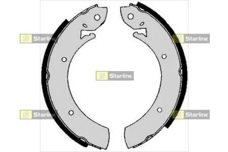 Тормозные колодки задние барабанные STARLINE BC 01150