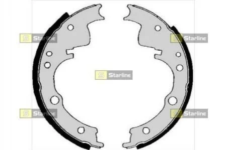 Тормозные колодки задние барабанные STARLINE BC 04330 (фото 1)