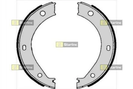 Тормозные колодки барабанные STARLINE BC 04690 (фото 1)