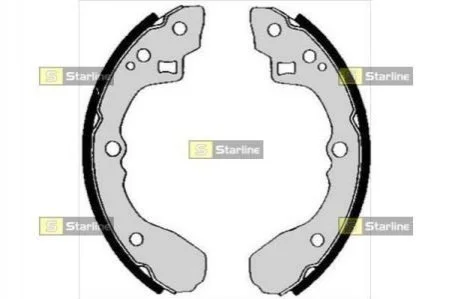 Тормозные колодки задние барабанные STARLINE BC 04840 (фото 1)