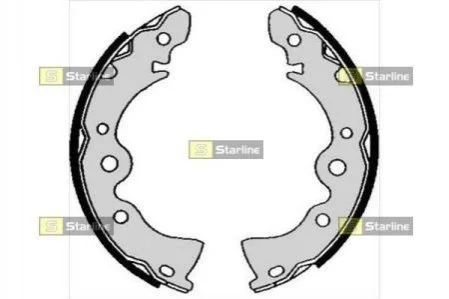 Тормозные колодки задние барабанные STARLINE BC 04870 (фото 1)