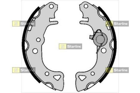 Тормозные колодки барабанные STARLINE BC 04940 (фото 1)