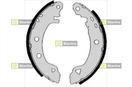 Тормозные колодки задние барабанные STARLINE BC 04990 (фото 1)