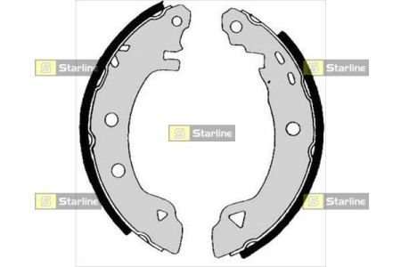 Тормозные колодки барабанные STARLINE BC 04990