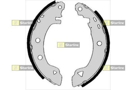 Тормозные колодки задние барабанные STARLINE BC 04990