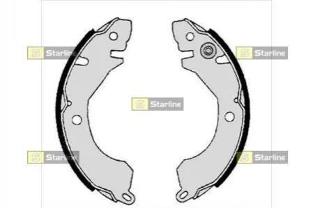 Тормозные колодки задние барабанные STARLINE BC 05220 (фото 1)