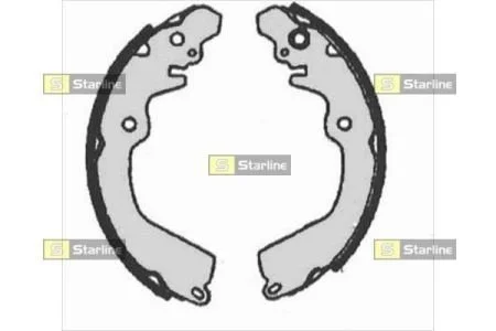 Тормозные колодки задние барабанные STARLINE BC 05245