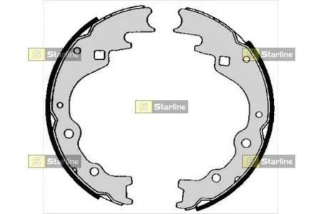 Гальмівні колодки задні барабанні STARLINE BC 05450