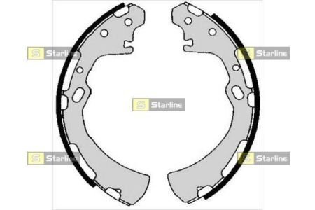 Тормозные колодки барабанные STARLINE BC 05700