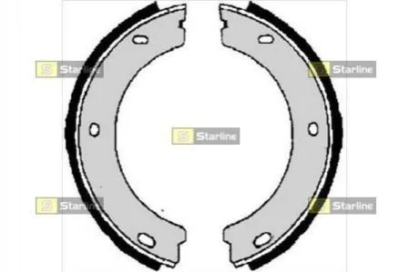 Тормозные колодки задние барабанные STARLINE BC 06400 (фото 1)