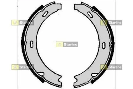 Тормозные колодки задние барабанные STARLINE BC 06869