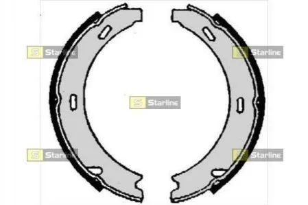 Тормозные колодки задние барабанные STARLINE BC 06870 (фото 1)