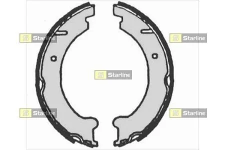 Тормозные колодки задние барабанные STARLINE BC 07235