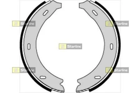Тормозные колодки задние барабанные STARLINE BC 07320