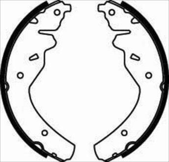 Гальмівні колодки барабанні STARLINE BC 07450