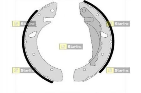 Тормозные колодки задние барабанные STARLINE BC 07850 (фото 1)