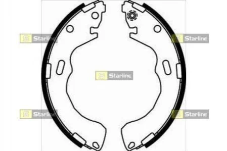 Тормозные колодки задние барабанные STARLINE BC 08030 (фото 1)