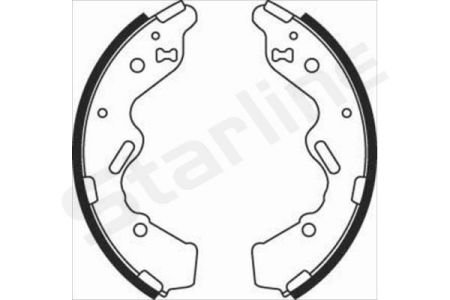 Тормозные колодки барабанные STARLINE BC 08050