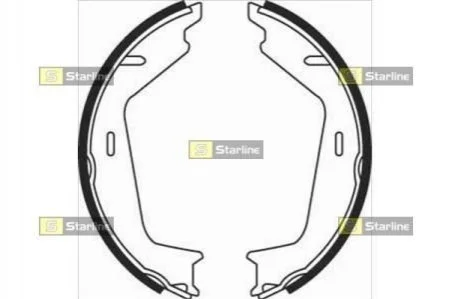 Тормозные колодки задние барабанные STARLINE BC 08260 (фото 1)