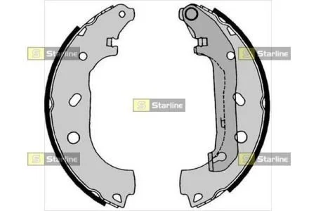 Тормозные колодки задние барабанные STARLINE BC 08550