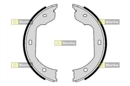 Тормозные колодки задние барабанные STARLINE BC 09110 (фото 1)