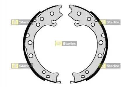 Гальмівні колодки задні барабанні STARLINE BC 09420 (фото 1)