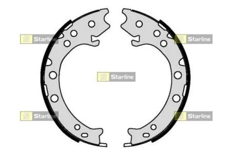 Тормозные колодки задние барабанные STARLINE BC 09420