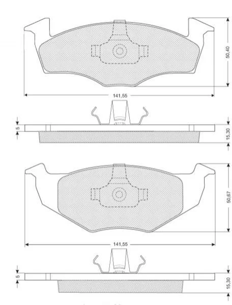 Тормозные колодки передние дисковые STARLINE BD S072 (фото 1)